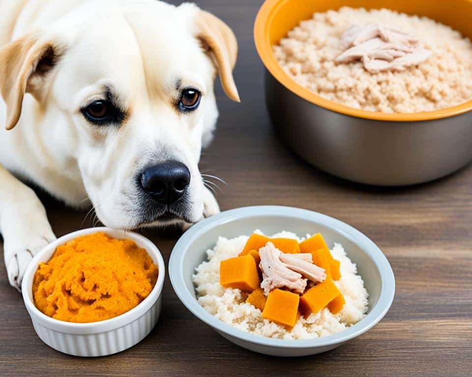 Empfohlene Futter bei Durchfall Hund
