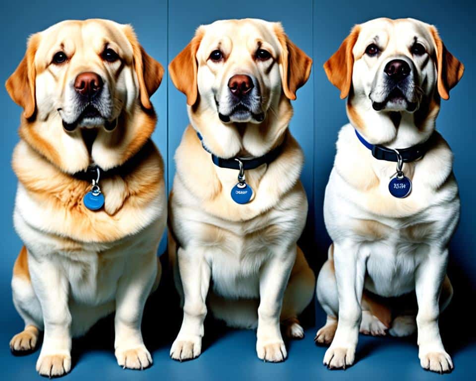 Gewichtsveränderungen bei Hunden