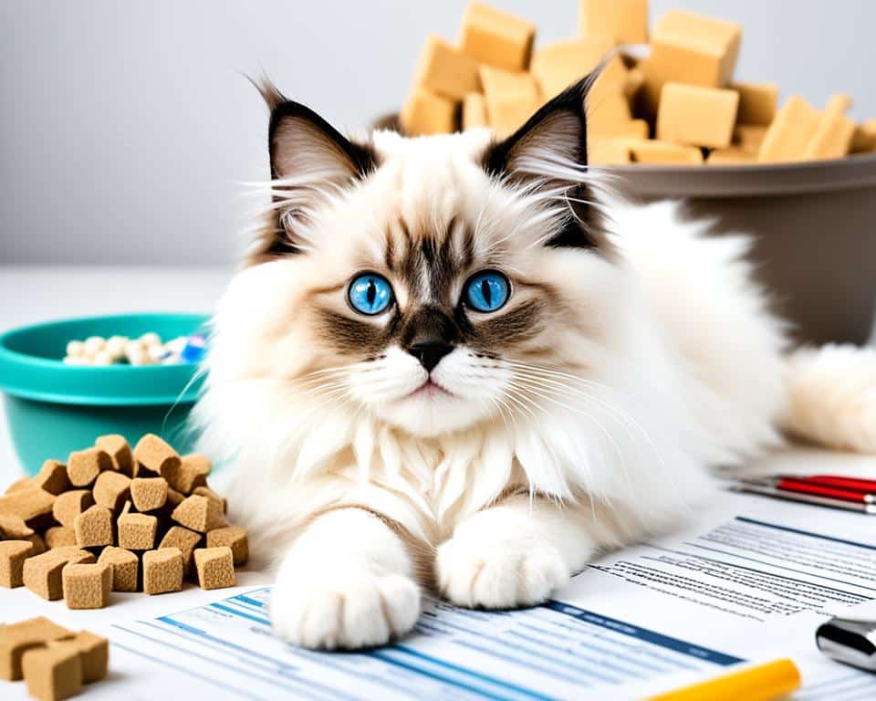 Ragdoll Kitten in Kostenplanung