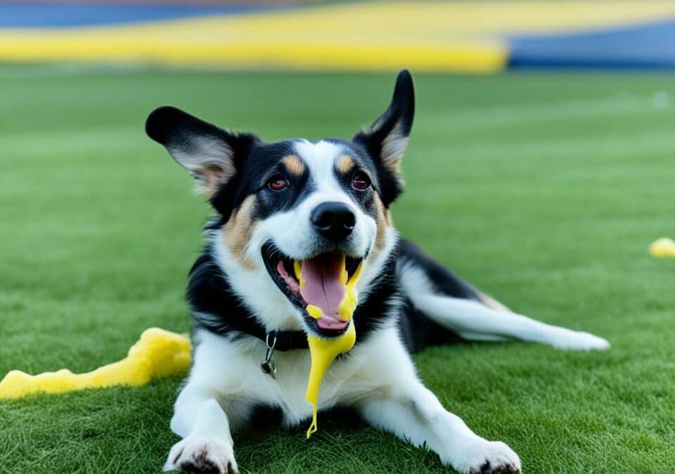 Warum erbricht mein Hund gelben Schaum?
