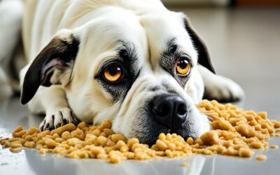 Hund erbricht unverdautes Futter nach Stunden