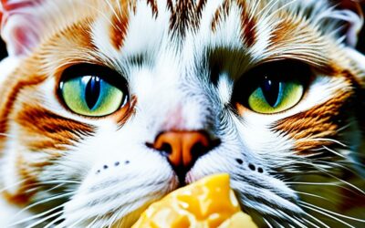 Katze riecht am Futter, frisst aber nicht