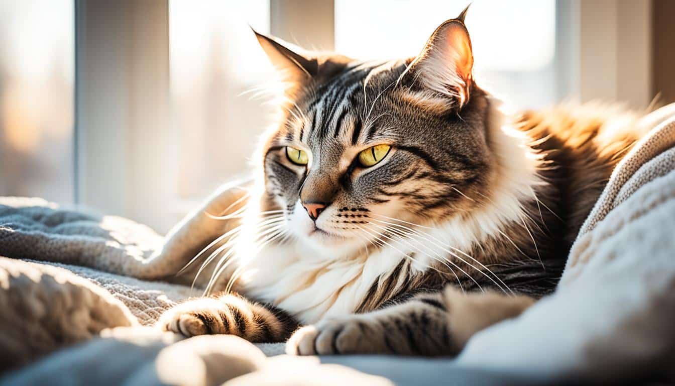 Katze schläft viel Normales Verhalten oder