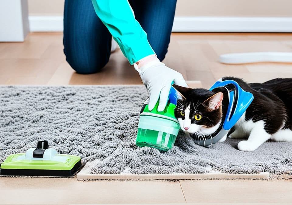 So reinigen Sie die Wohnung bei Katzenwürmern